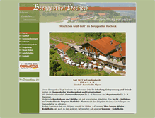 Tablet Screenshot of berggasthof-hocheck.de